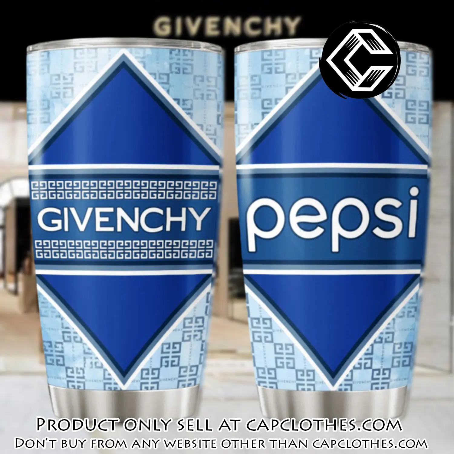 Givenchy pepsi stainless steel tumbler 20oz30oz cc5828511